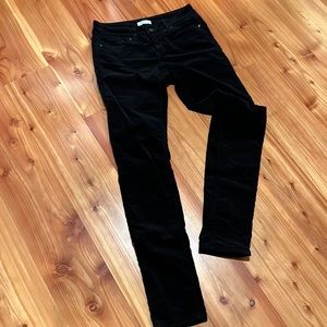 GAP 1969 Velvet black pants 25/0 slightly stretchy excellent condition